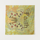 Faith  vlinder wandkleed (Voorkant (horizontaal))