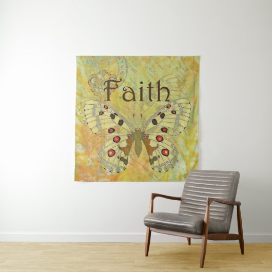 Faith  vlinder wandkleed (In situ)