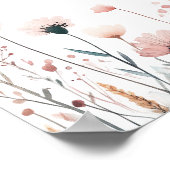 Faith Watercolor Wildflowers Bible Verse Print (Hoek)