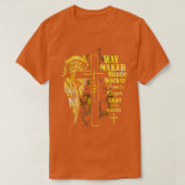 Faith way maker mirakelwerker belooft keepergigap t-shirt (Design voorkant)