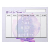 Faith weekblad planner notitieblok (Voorkant)
