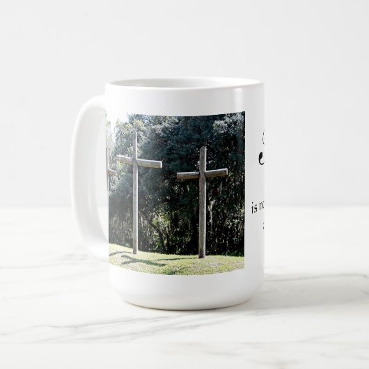 Faith weet dat God het wil Koffiemok (Voorkant links)