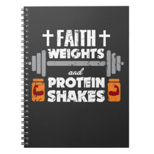 Faith Weights Christelijk Gym Humor-oefening Notitieboek