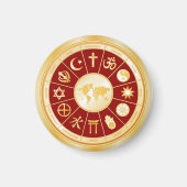 Faith wereld magneet (Voorkant)