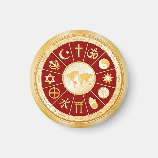 Faith wereld magneet (Voorkant)