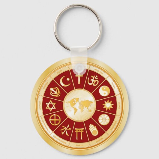 Faith wereld sleutelhanger (Voorkant)