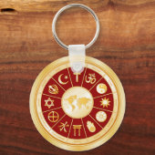 Faith wereld sleutelhanger (Voorkant)