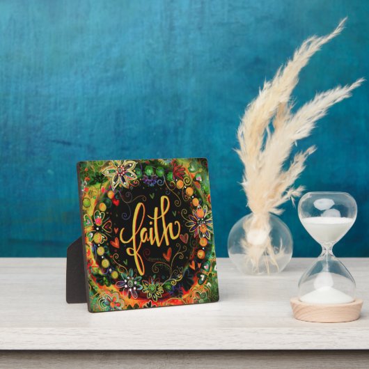 Faith Whimsical Boho Inspirivity Ezel Fotoplaat (Insitu)