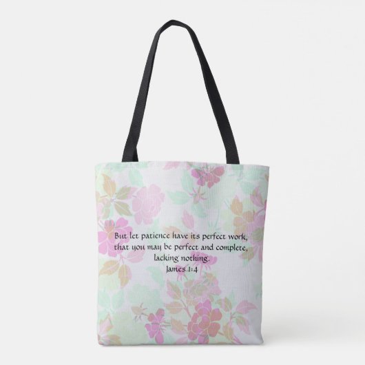 Faith Wildflower Tas met de Schrift (Achterkant)