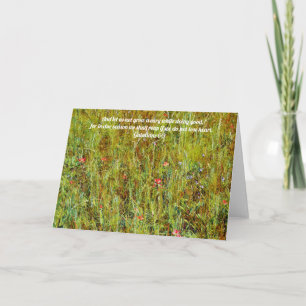Faith Wildflowers Bijbelvers Kaart