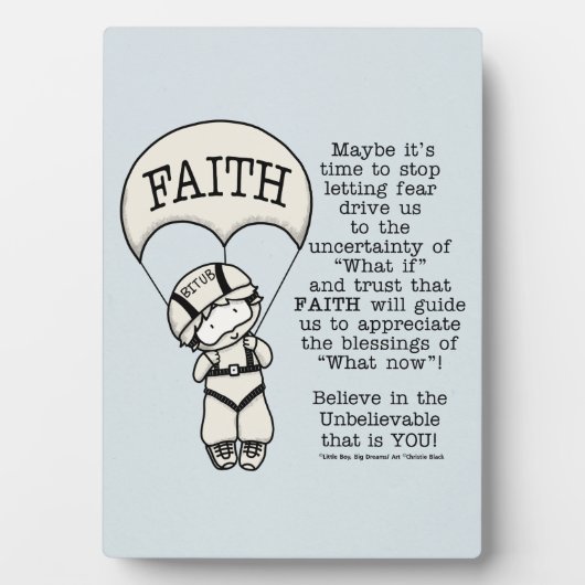 Faith Will Guide Fotoplaat (voorkant)