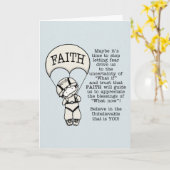 Faith Will Guide Kaart (Gele Bloem)