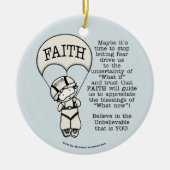 Faith Will Guide Keramisch Ornament (Voorkant)