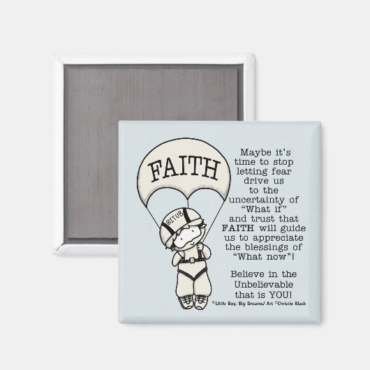 Faith Will Guide Magneet (Voorkant / Achterkant)