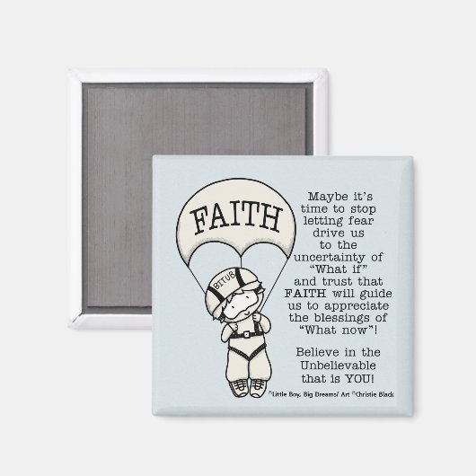 Faith Will Guide Magneet (Voorkant / Achterkant)