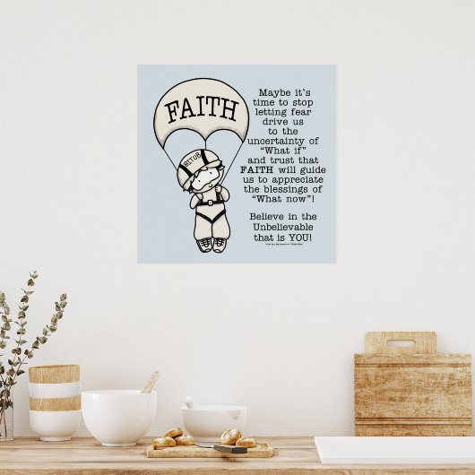 Faith Will Guide Poster (Keuken)