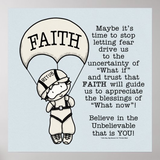 Faith Will Guide Poster (Voorkant)