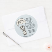Faith Will Guide Ronde Sticker (Envelop)