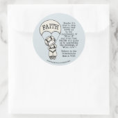 Faith Will Guide Ronde Sticker (Tas)