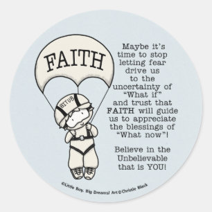 Faith Will Guide Ronde Sticker