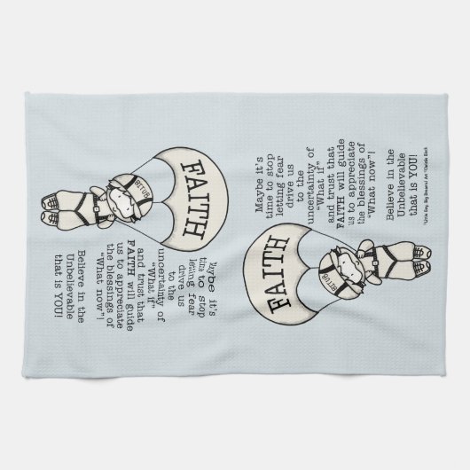 Faith Will Guide Theedoek (Horizontaal)