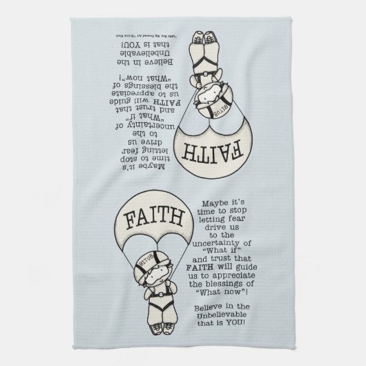 Faith Will Guide Theedoek (Verticaal)