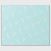 Faith with Cross Cadeaupapier (Vlak)