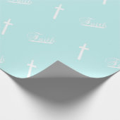 Faith with Cross Cadeaupapier (Hoek)