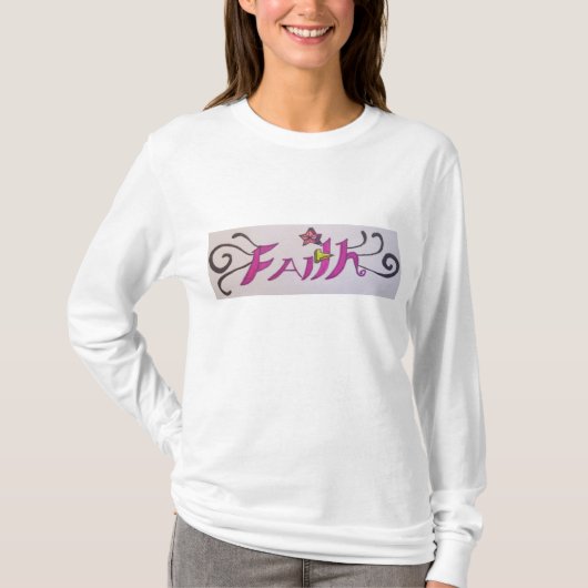 Faith Woman Hoodie T-shirt (Voorkant)