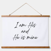 Faith Wood Topped Wall Tapestry Hangend Wandkleed (Voorkant)