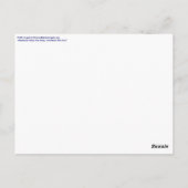 Faith Word Inspirerend Angel Briefkaart (Achterkant)