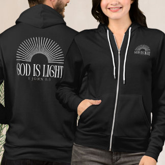Faith Zip Up Sweatshirt, Bijbel Verse Jacket Hoodie