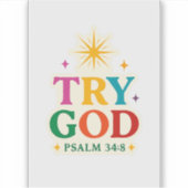 FaithFuel Sticker voor dagelijkse bemoediging (Voorkant)