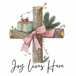 Faithful Christmas Blessing Staand Fotobeeldje