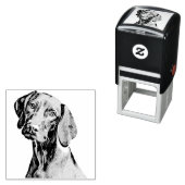 Faithful Friend Dog Automatic Stamp Zelfinktende Stempel (In situ)