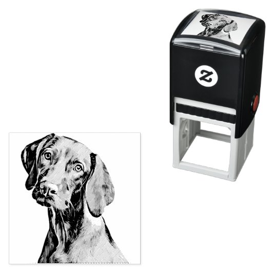 Faithful Friend Dog Automatic Stamp Zelfinktende Stempel (In situ)