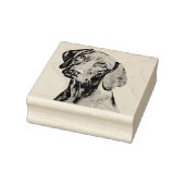 Faithful Friend Dog Wooden Stamp Rubberstempel (Stempel)