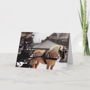 Faithful Friends Quote-kaart Kaart