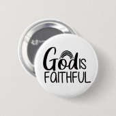 Faithful Gospel Graphics Faith Art Christelijk Fa Ronde Button 5,7 Cm (Voorkant /achterkant)