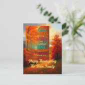 Faithful Harvest Postcard Feestdagenkaart (Staand voorkant)