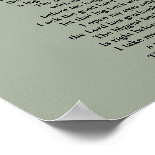 FAITHFUL HUNTER POEM POSTER (Hoek)