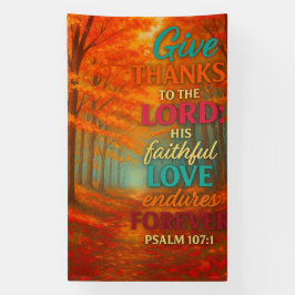 Faithful Love in Autumn Glory | Psalm 107:1 Spandoek