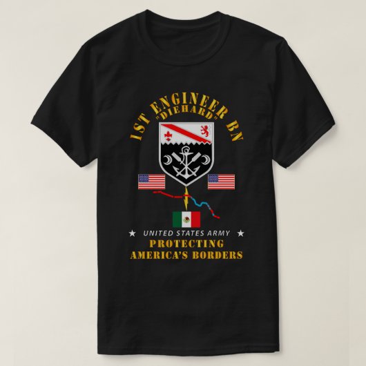 Faithful Patriot 1st Engineer BN Bescherming van d T-shirt (Design voorkant)