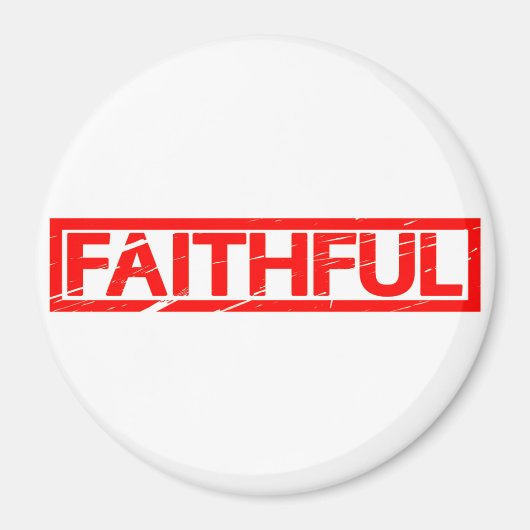 Faithful Stamp Magneet (Voorkant)