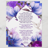 Faith's Song Personaized Briefpapier (Voorkant / Achterkant)