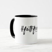#faithVrienden Coffee Mok (Voorkant links)