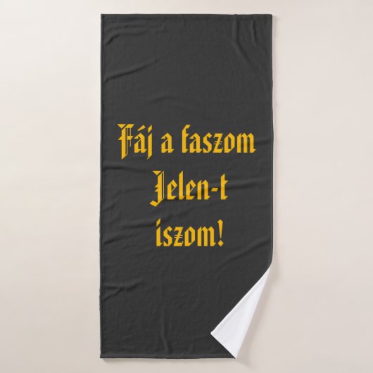 Fáj a faszom Jelen-t iszom törülküző Badhanddoek (Badhanddoek)