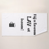 Fáj a faszom LAV-ot iszom! fehér törülköző Badhanddoek (Badhanddoek)
