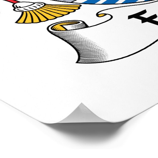 Fajardo Family Crest Poster (Hoek)