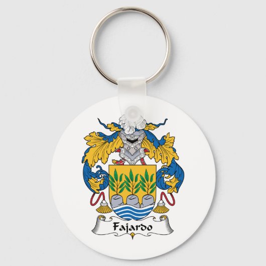 Fajardo Family Crest Sleutelhanger (Voorkant)